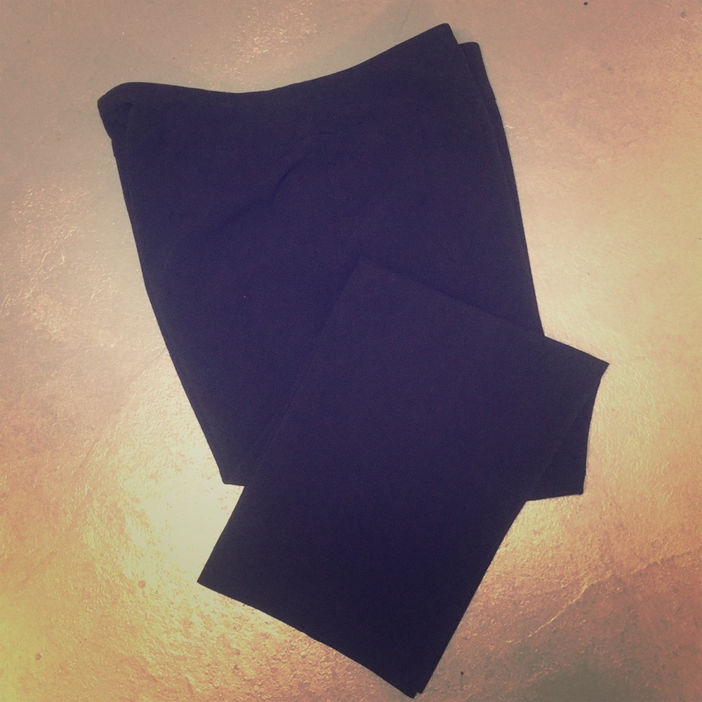 Black Dress Pants Straight Leg